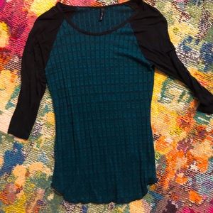Black and Green Long Sleeve